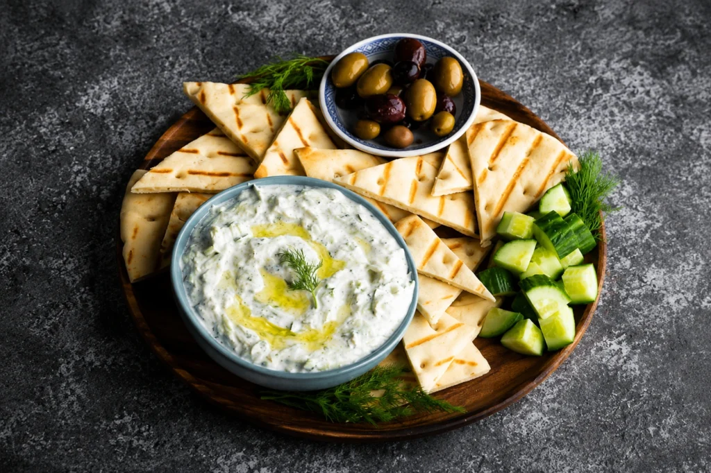 Tzatziki gyros avec pyta